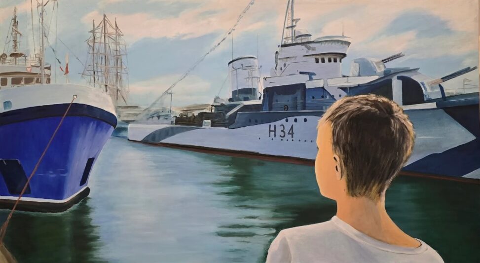 ORP Błyskawica w jednym ze swoich ubarwień